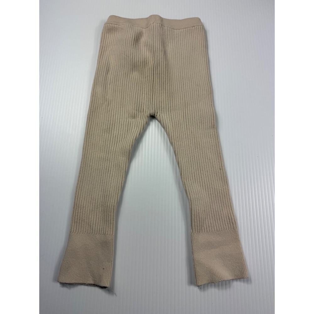Minkmui Ribbed Knit Flare Leggings Cute Casual Pants Toddler Girl‎